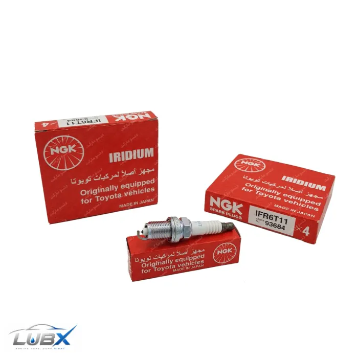 42 شمع موتور NGK ایریدیوم پایه کوتاه کد IFR6T-11 (بسته 4 عددی) - تصویر 1